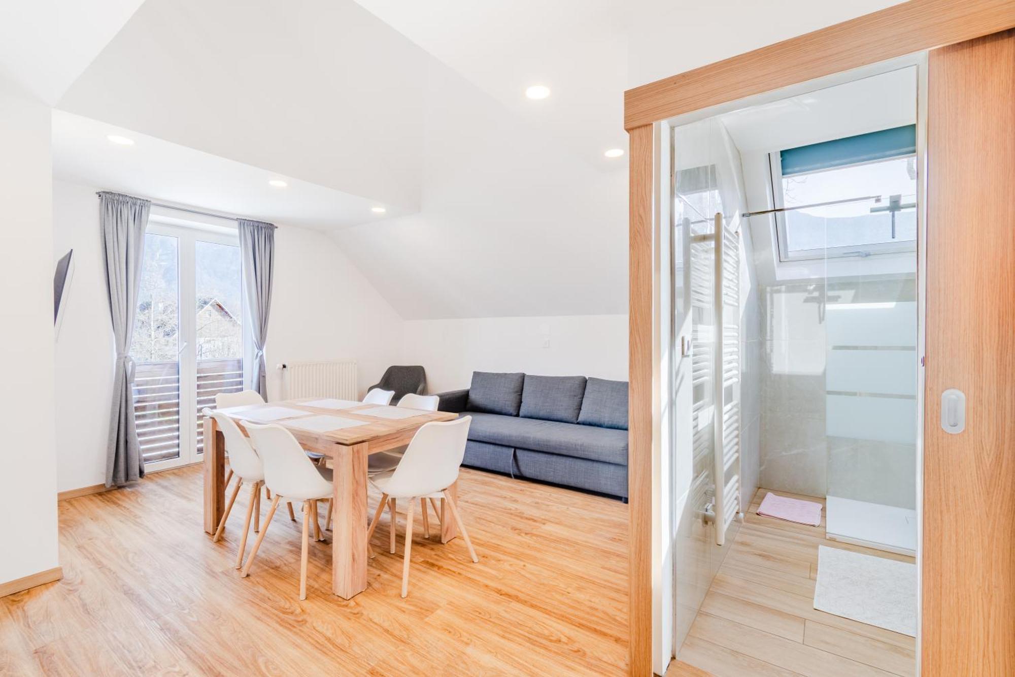 Apartments Skok With Rafting And Free Parking Бовец Стая снимка