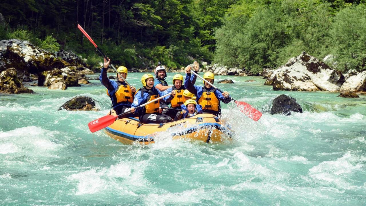 Apartments Skok With Rafting And Free Parking Бовец Екстериор снимка