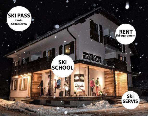 Apartments Skok With Rafting And Free Parking Бовец Екстериор снимка